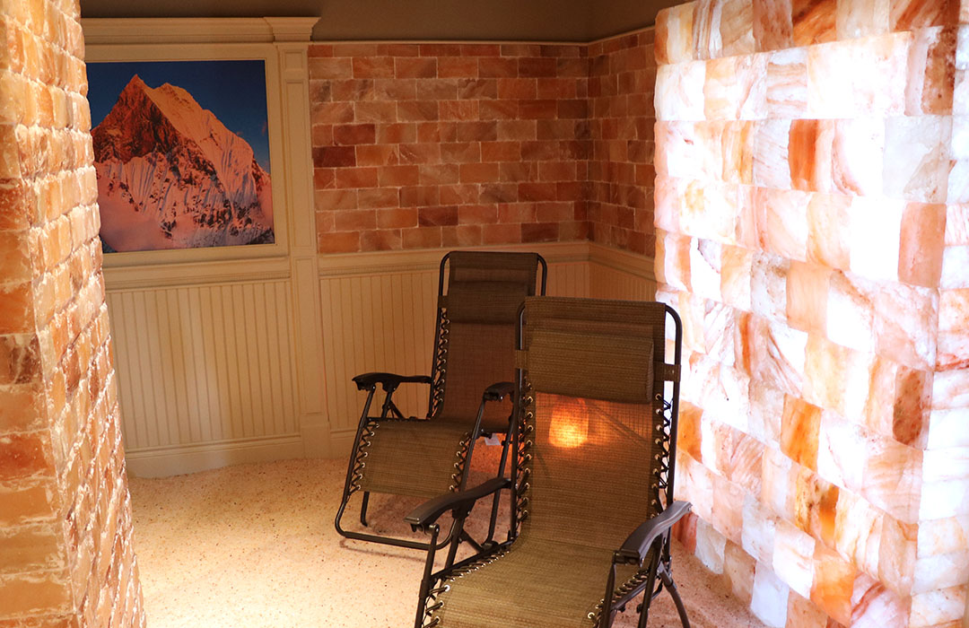 The Spa - Salt Therapy Room in Ottawa | Built By Select Salt Inc.