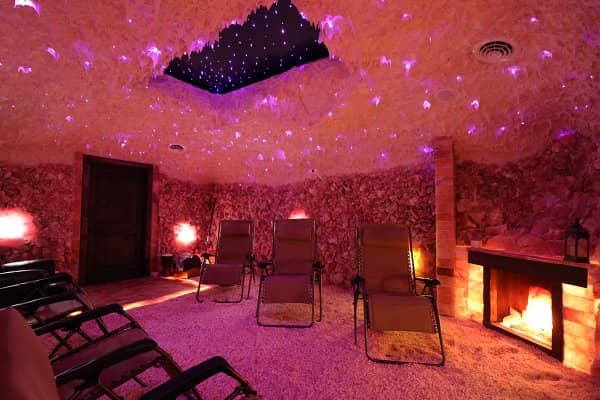 A Salt Room Spa for salt healing sessions