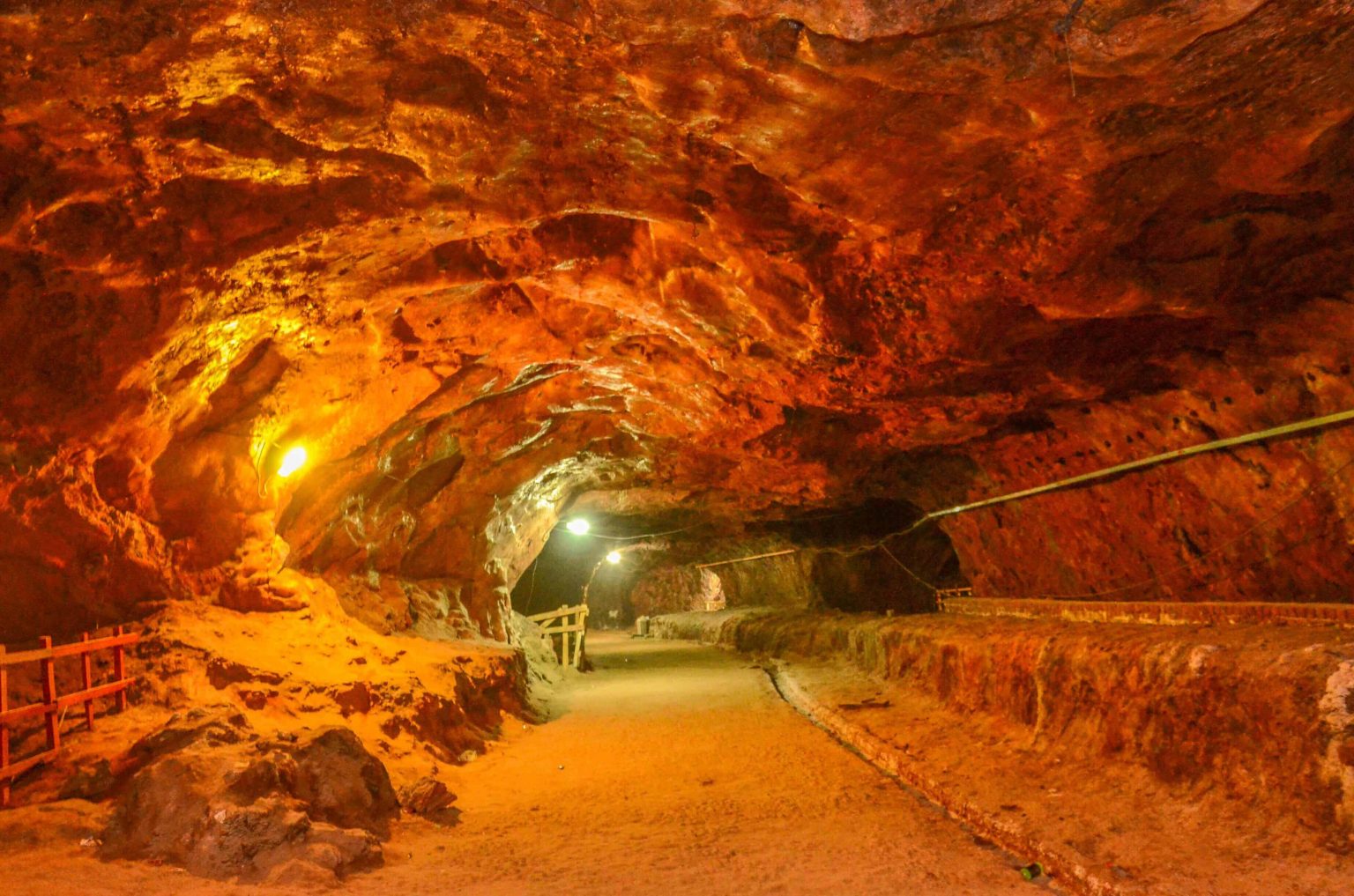 The salt atmoshpere of an authentic salt mine: The Khewra Salt Mine in Pakistan