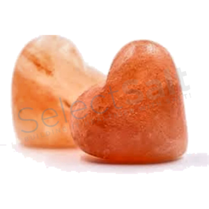 Himalayan Salt Massage Stones, Heart Shaped (Qty: 10)