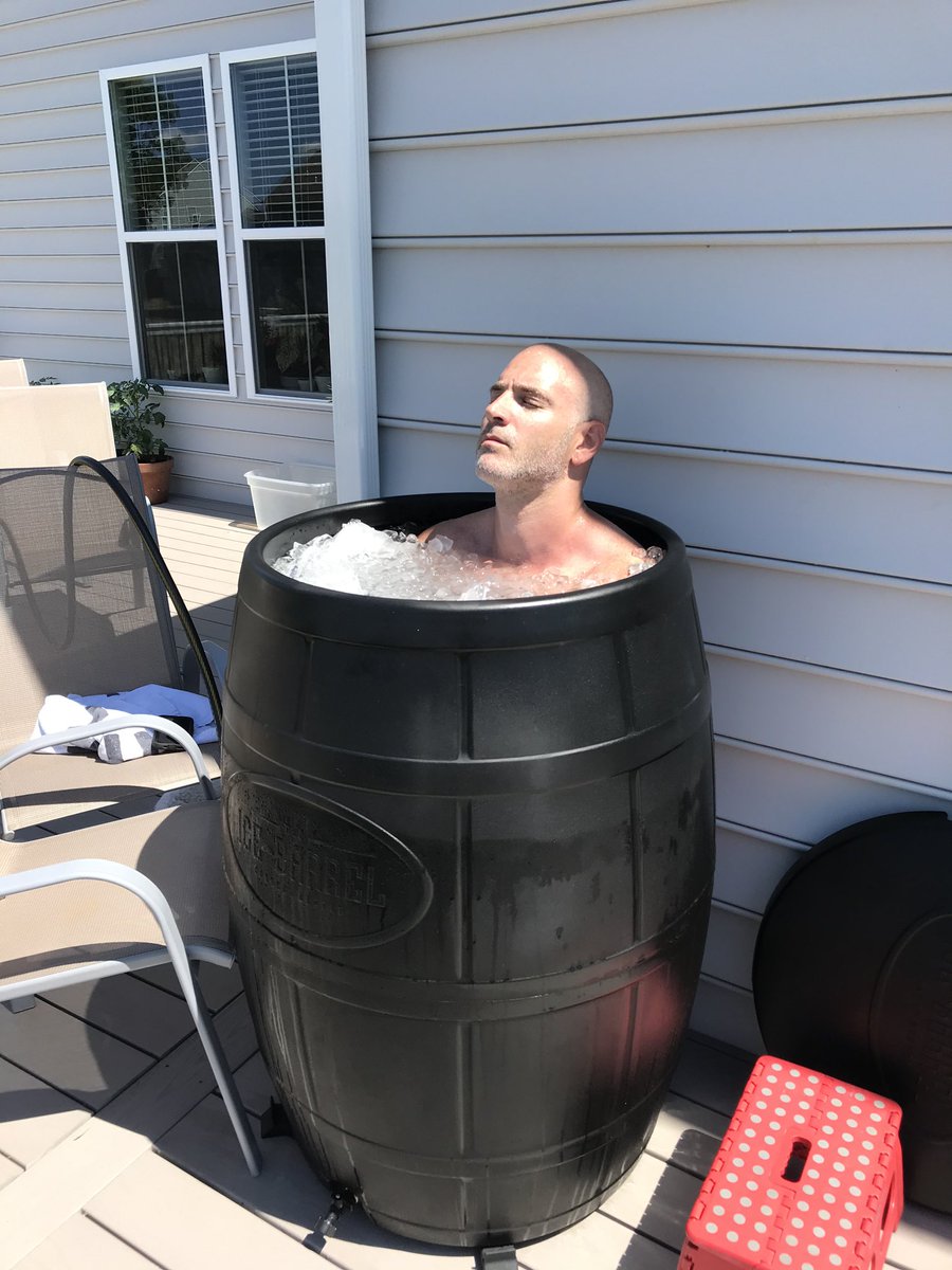 Ice barrel plunge method