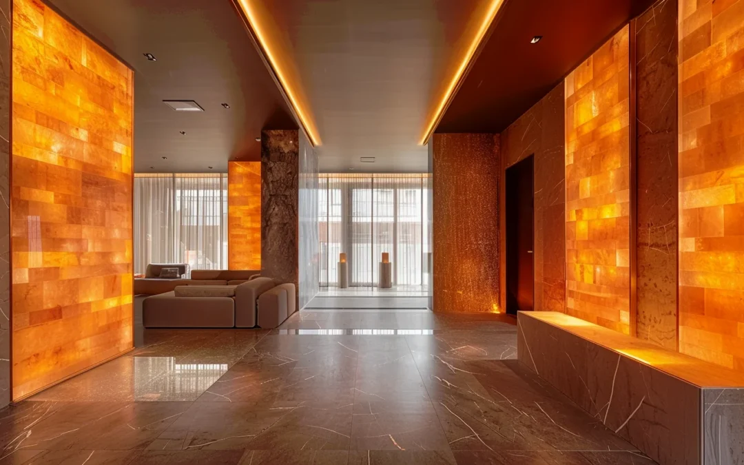 Himalayan Salt Wall Construction for Hotels & Resorts